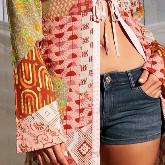 Urban Outfitters Multicolor Patterned Robe - Picture 4 of 10